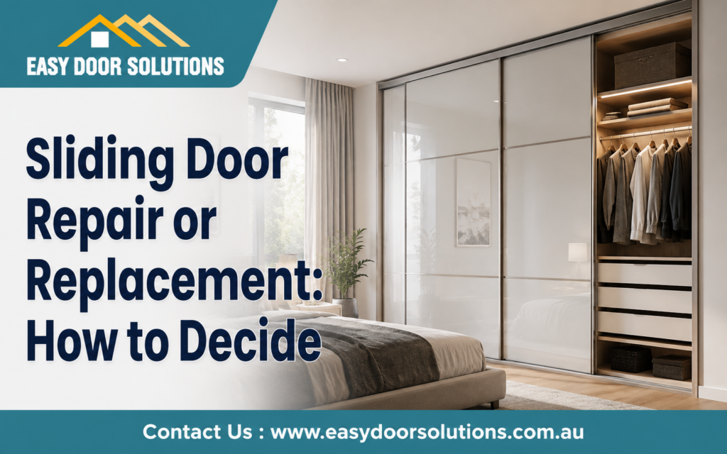 Sliding Door Repair or Replacement: How to Decide