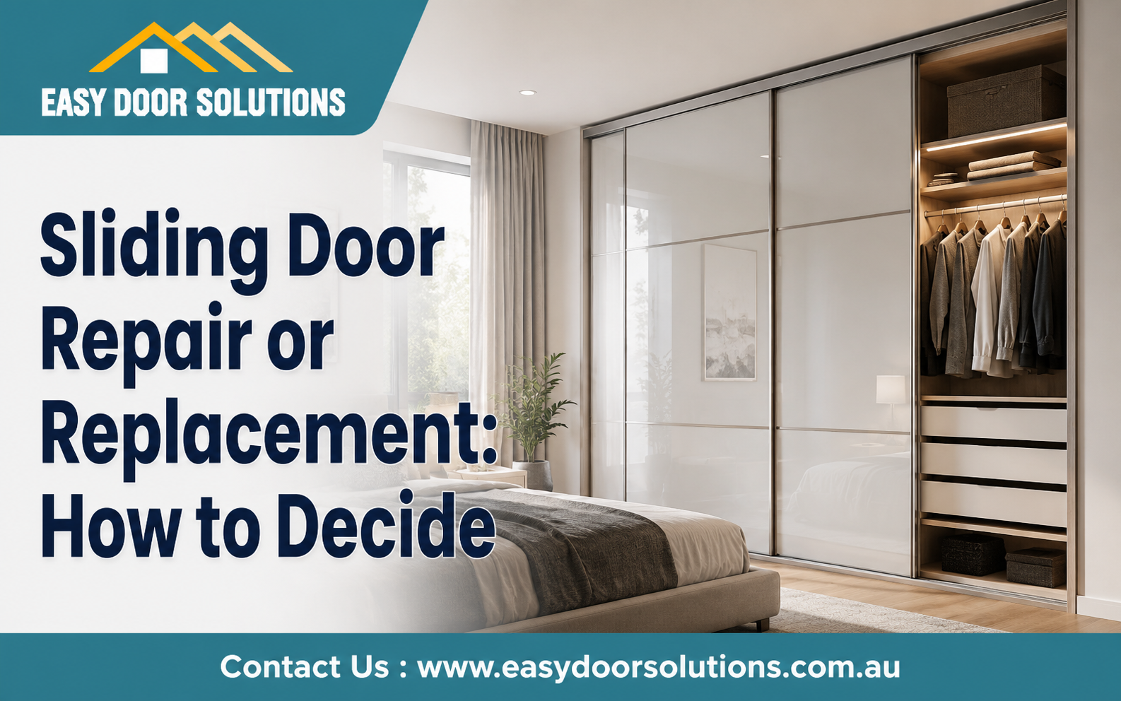 Sliding Door Repair or Replacement: How to Decide