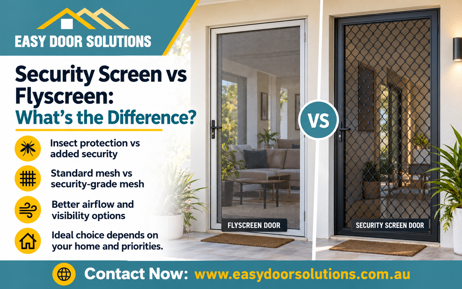 flyscreens and security doors